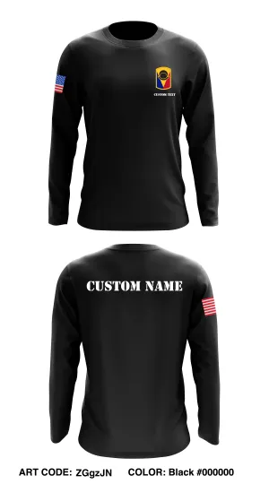 CUSTOM 53rd Brigade Core Men's LS Performance Tee - ZGgzJN