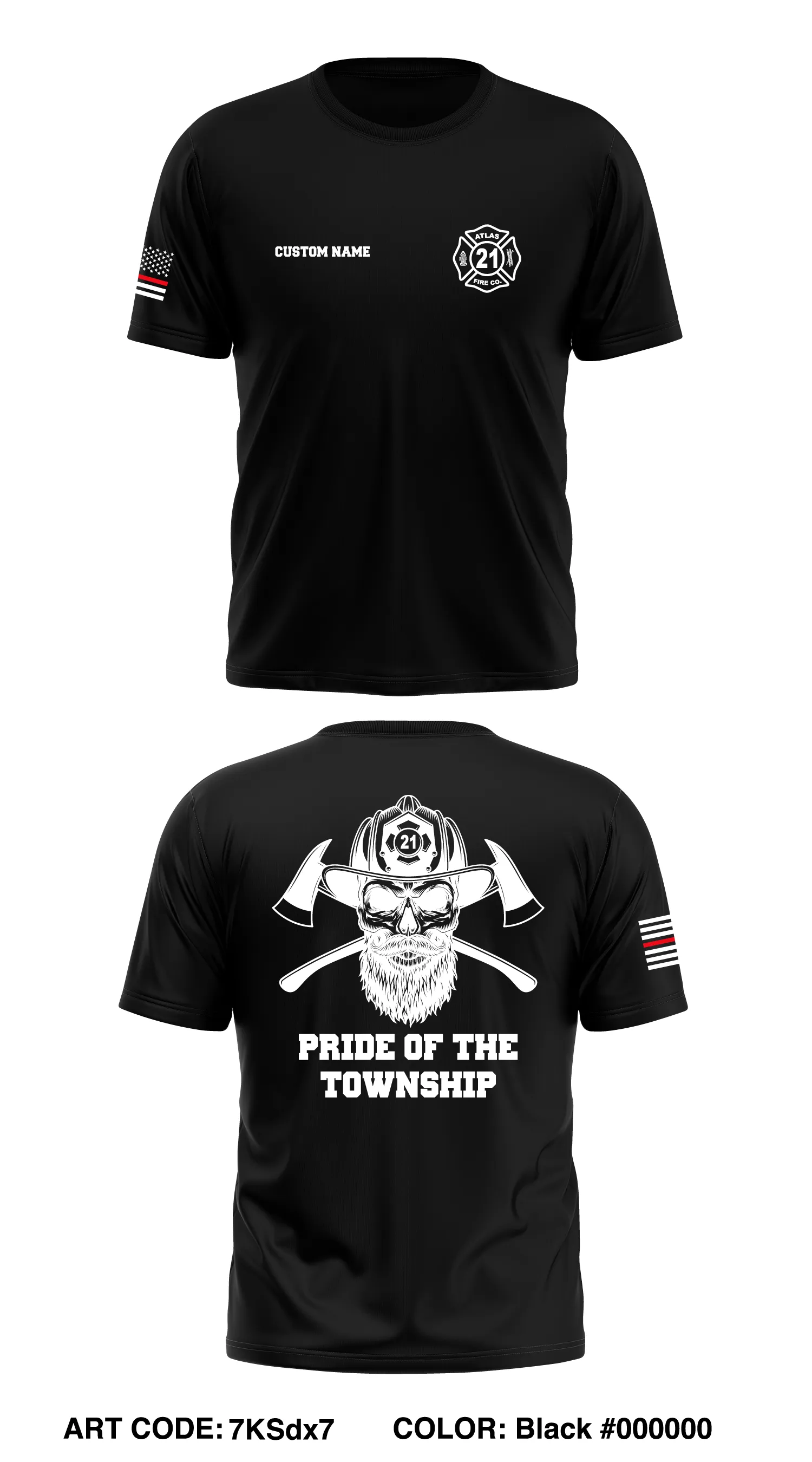 CUSTOM ENG 21 Store 1 Core Men's SS Performance Tee - 7KSdx7