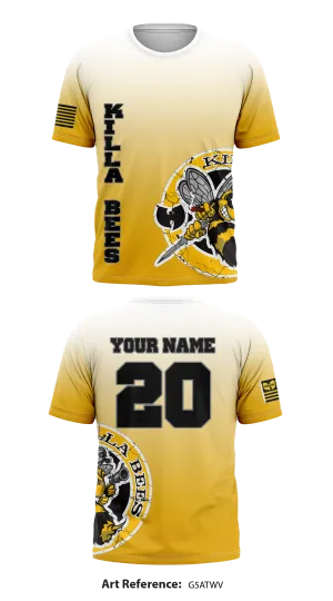 CUSTOM Killa Bees Store 1 Core Men's SS Performance Tee - G5AtWV
