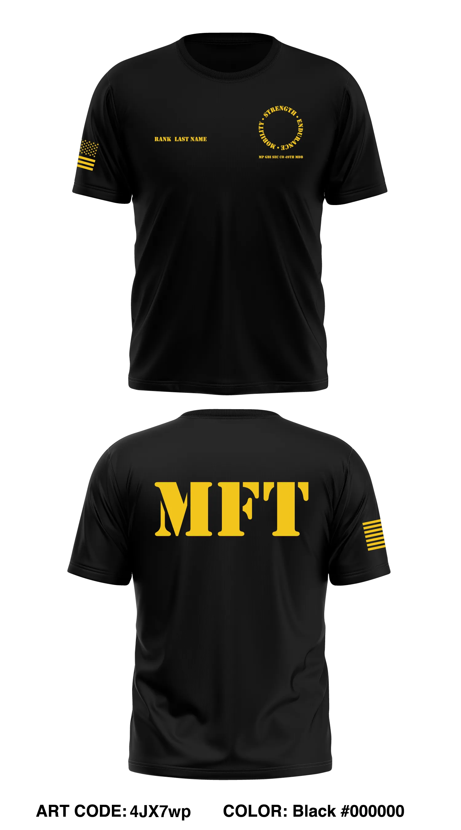 CUSTOM MP GBI SEC CO 49th MDB Store 1 Core Men's SS Performance Tee - 4JX7wp