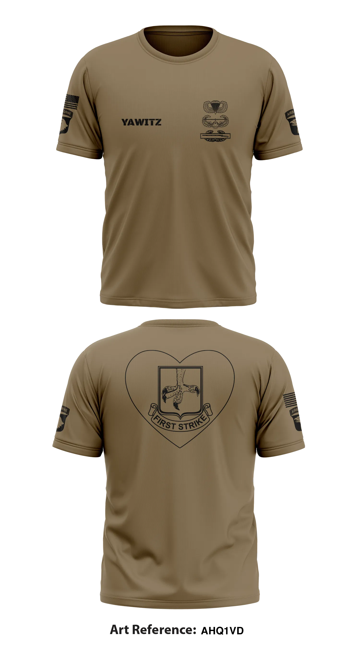 D Co, 1 BN, 502nd INF Store 1 Core Men's SS Performance Tee - aHQ1vD