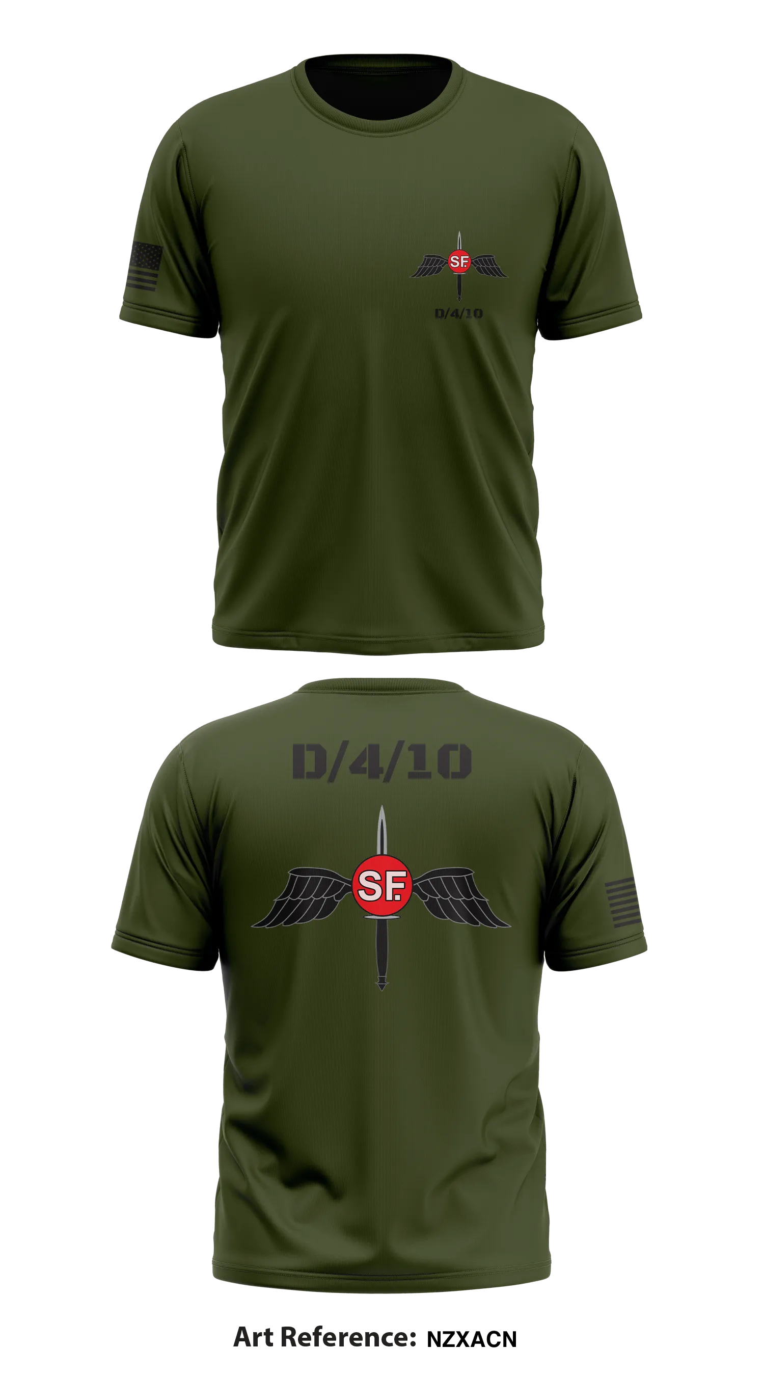 D/4/10 Store 1 Core Men's SS Performance Tee - NZxAcN