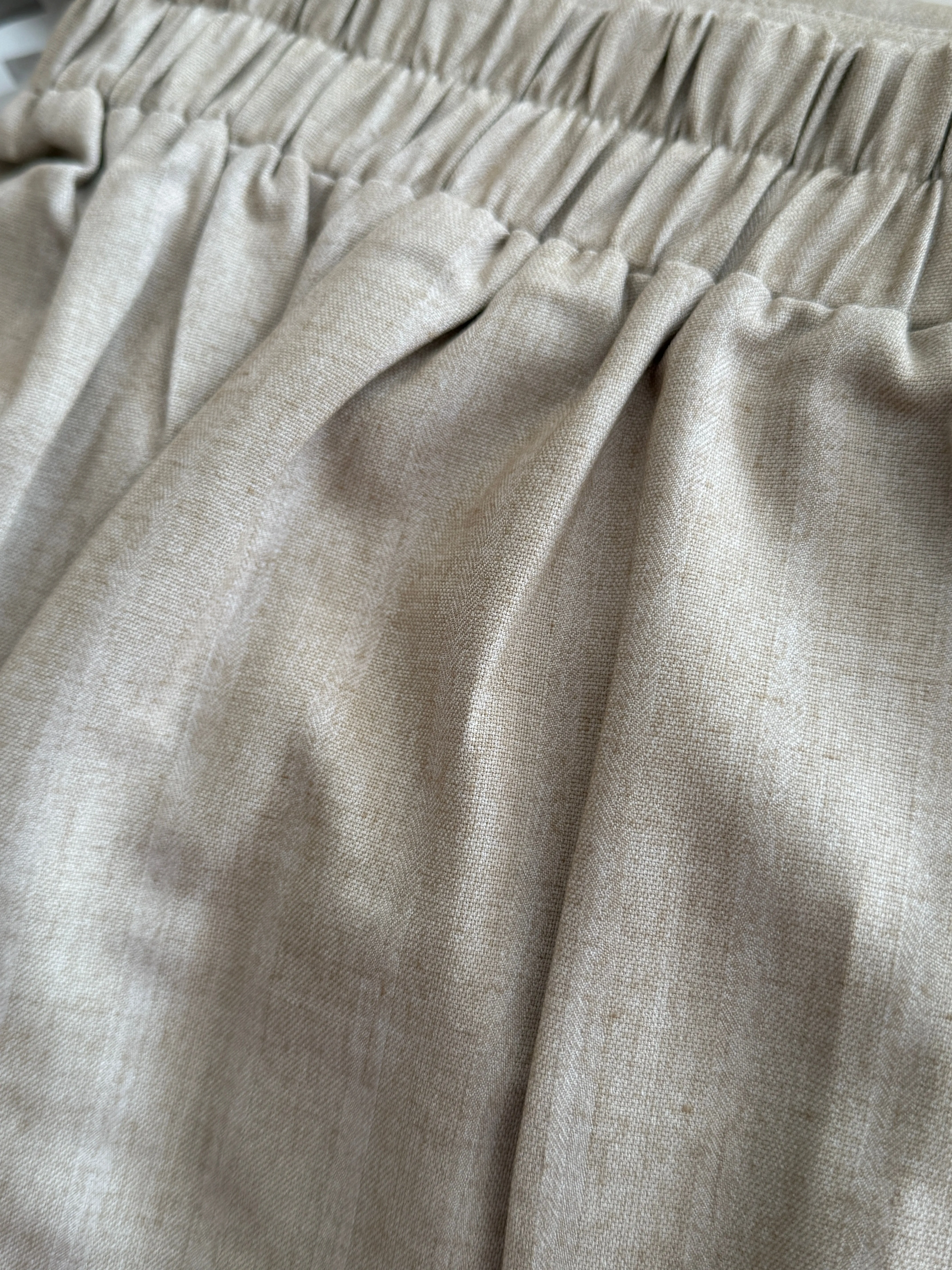 Dawn Beige Wide Leg Pants