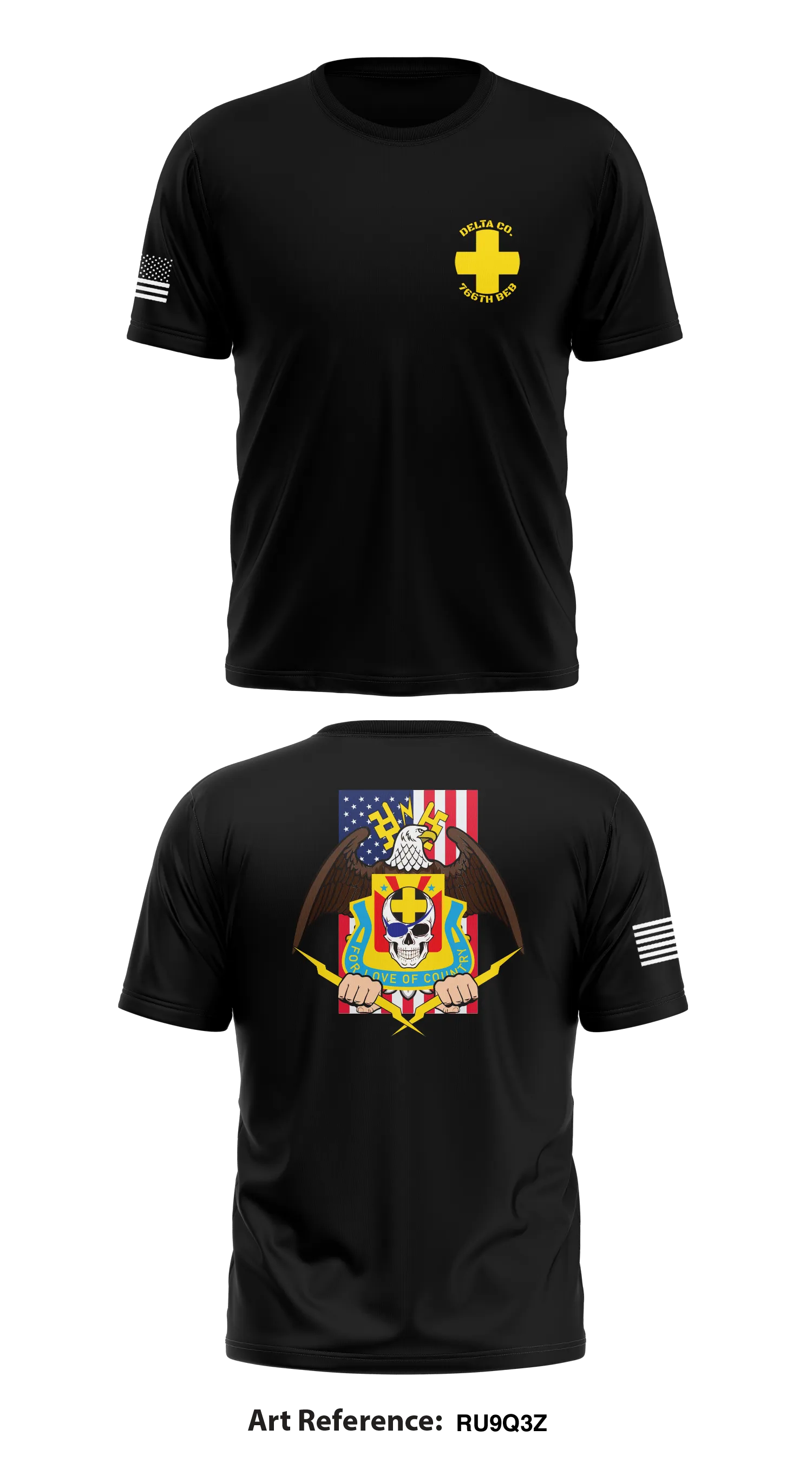 Delt Co., 766th BEB Store 1 Core Men's SS Performance Tee - RU9q3Z