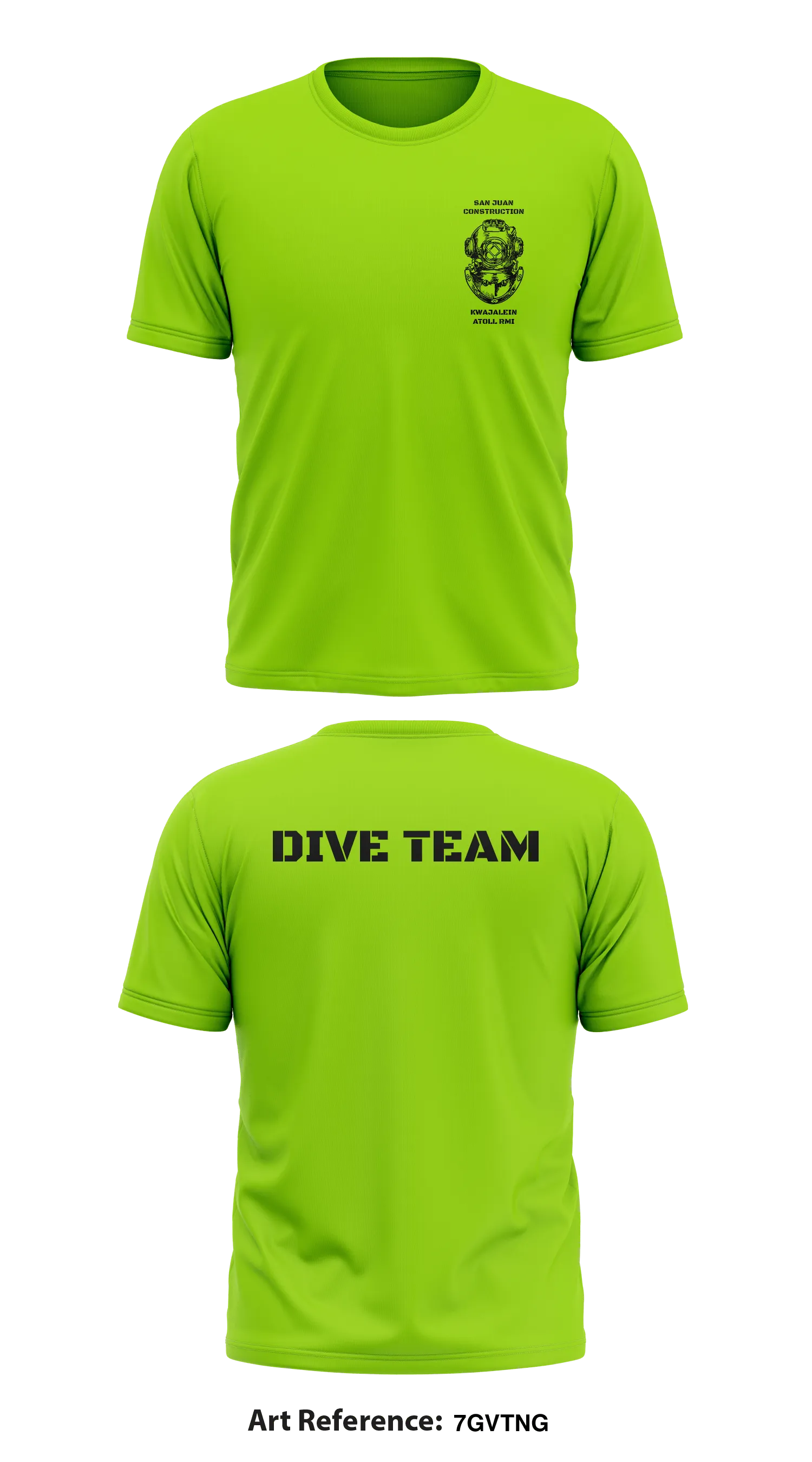 Dive Team Store 1 Core Men's SS Performance Tee - 7gvTNg