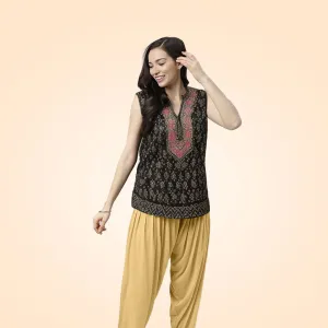 Durable and Comfortable Viscose Rayon Patiala Pants for Women - Beige