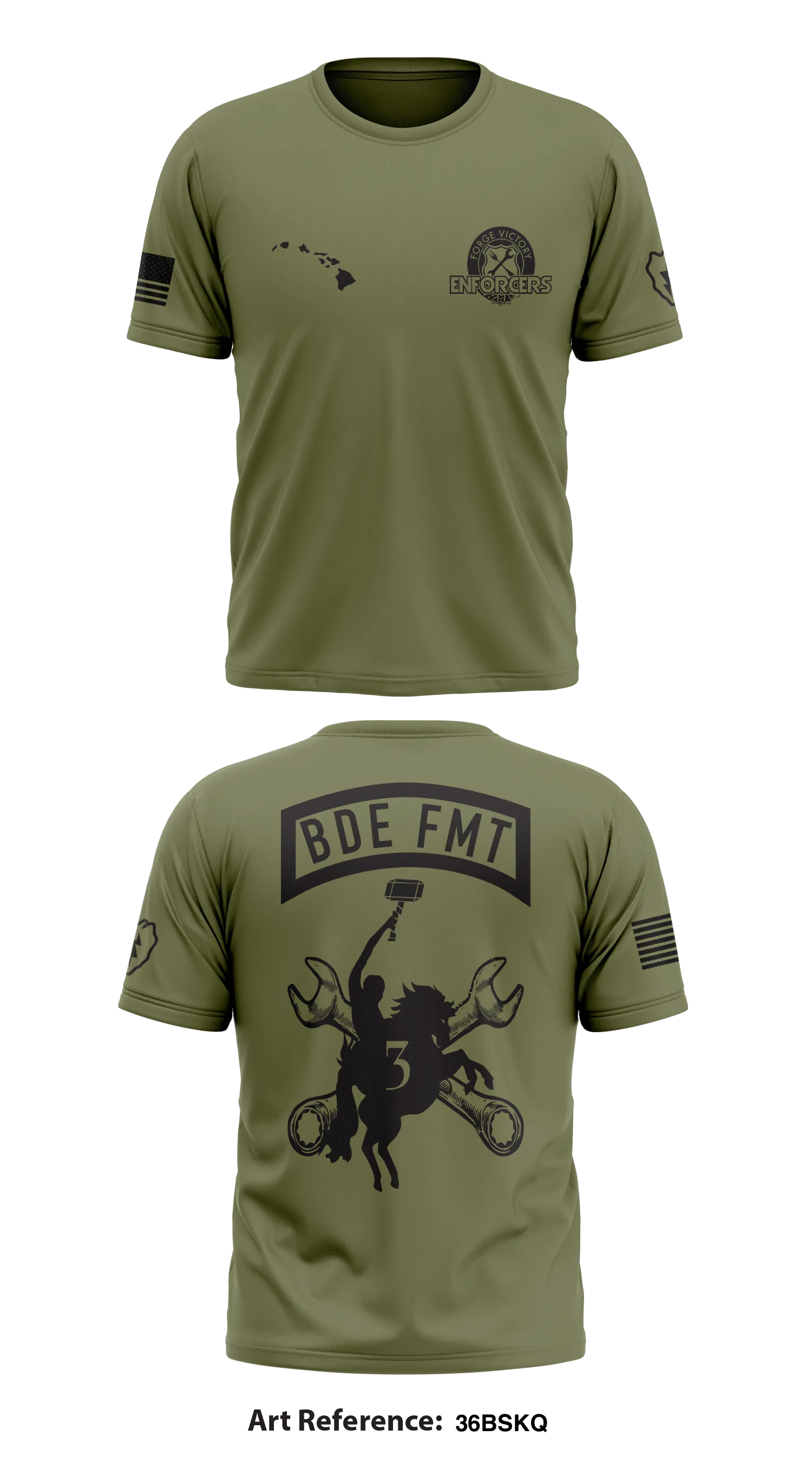 E Co, 29th Bebm Store 1 Core Men's SS Performance Tee - 36BsKq