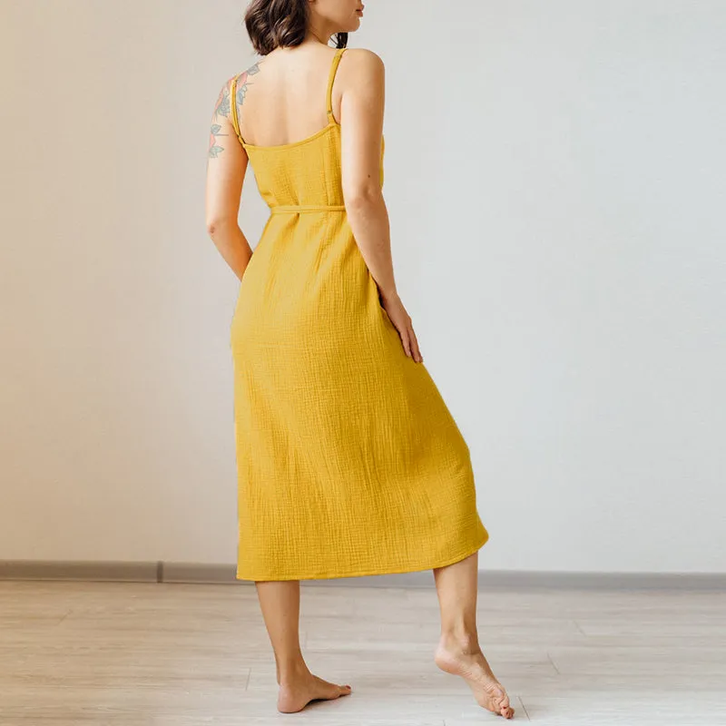 Elegant V-Neck Sleeveless Dresses For Women