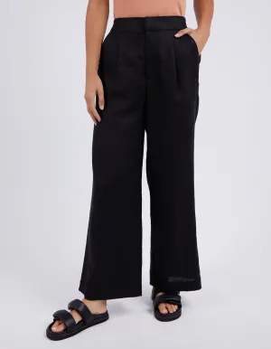 ELINA WIDE LEG PANT || BLACK
