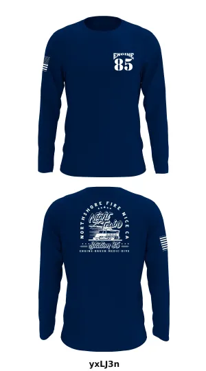 Engine 85 Store 1 Core Men's LS Performance Tee - yxLJ3n