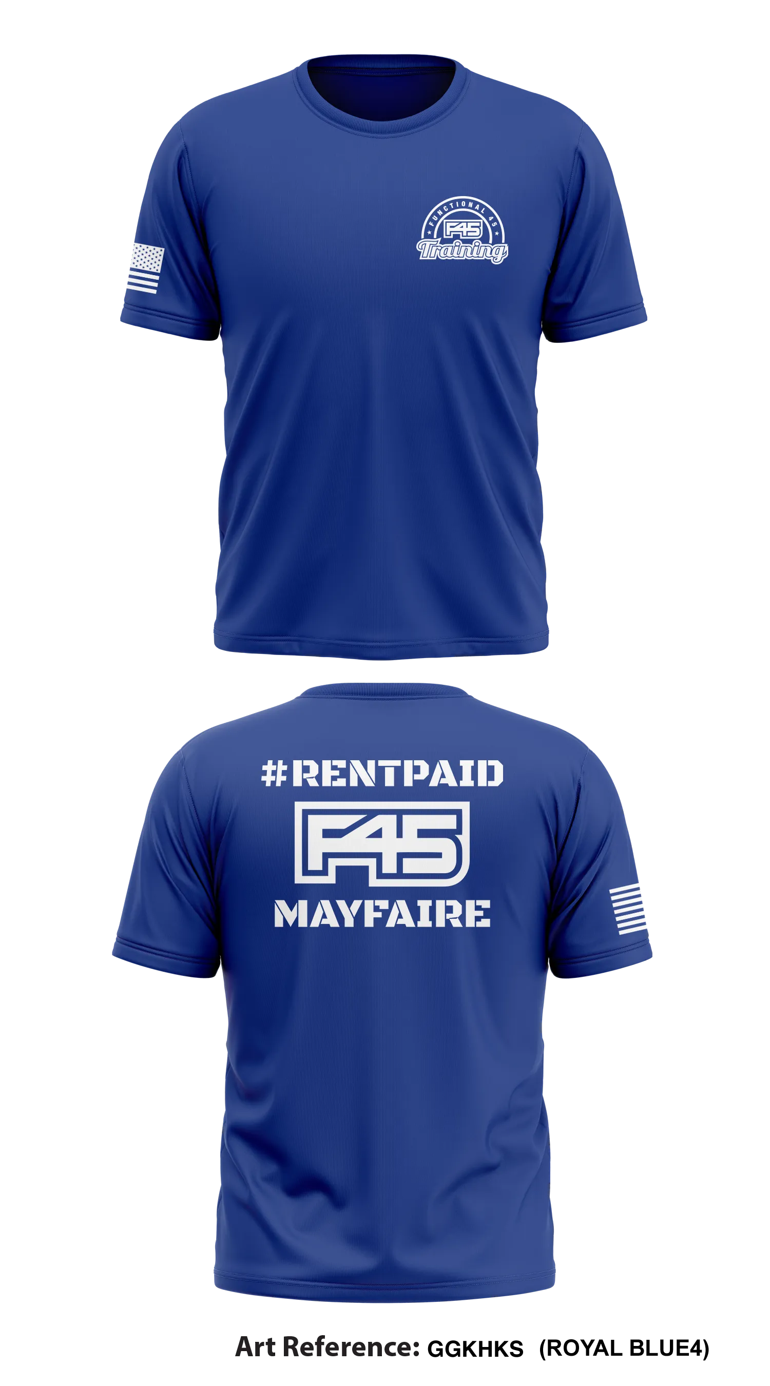 F45 Training Mayfaire Store 1 Core Men's SS Performance Tee - GGkhks