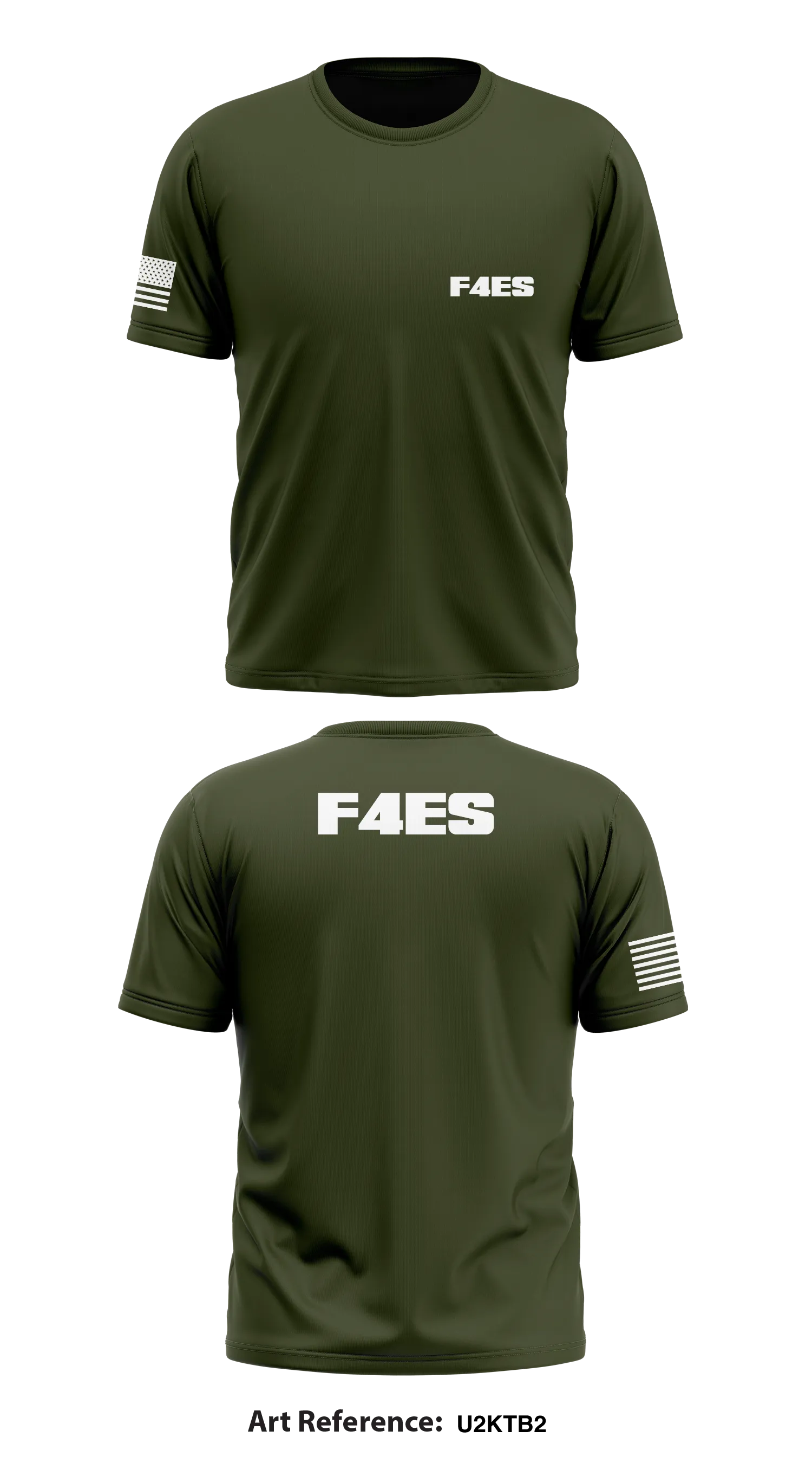 F4ES Store 1 Core Men's SS Performance Tee - DMRww2