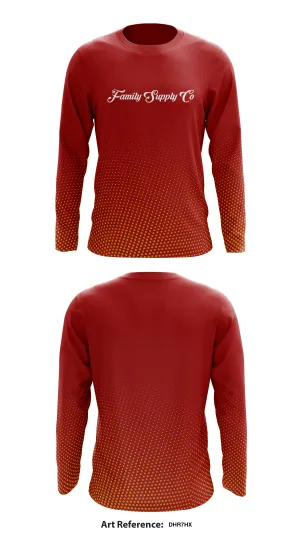 Family Supply Co Store 1  Core Men's LS Performance Tee - DHr7hX
