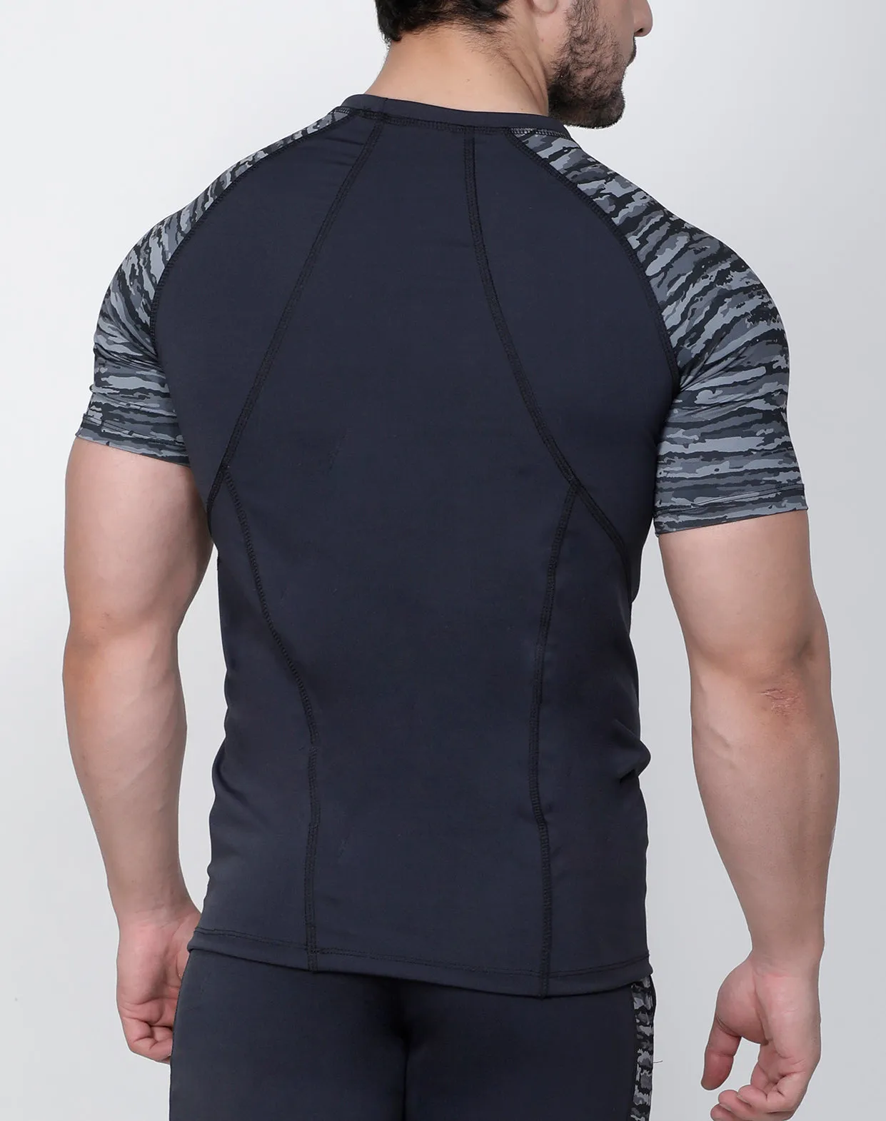 Fierce Grey Compression T-Shirt