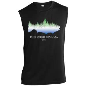 Forest and Fish - Sleeveless Shirt
