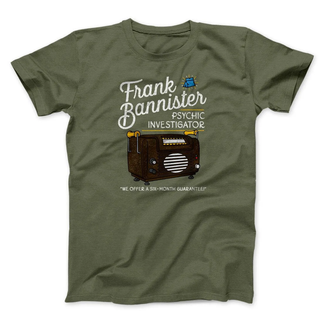Frank Bannister Psychic Investigator Funny Movie Men/Unisex T-Shirt