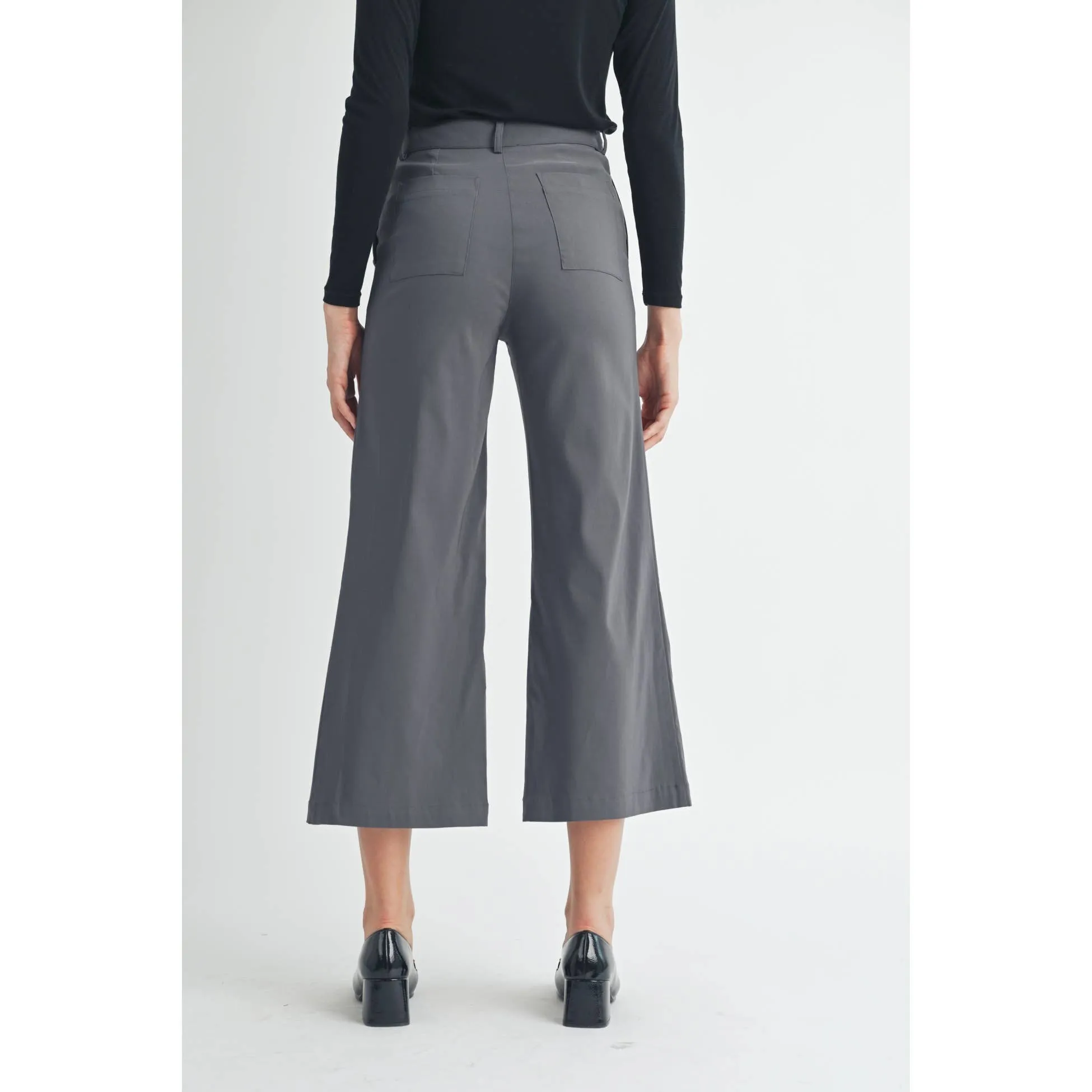 FUN2FUN - STRETCH WIDE LEG PANTS
