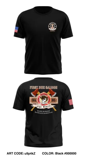 GAFR FIRST DUE SALOON Store 1 Core Men's SS Performance Tee - u9p4kZ