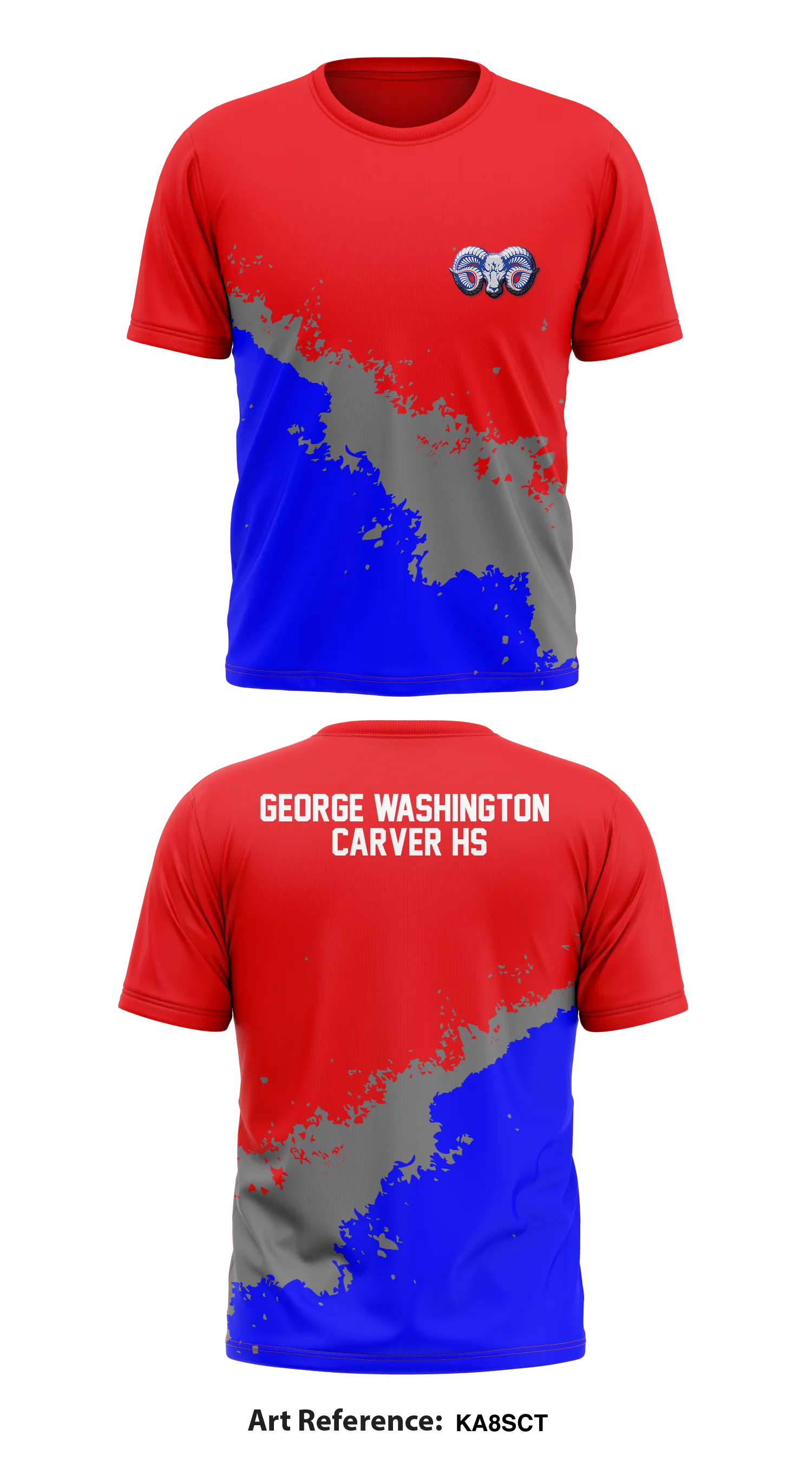 George Washington Carver HS Store 1 Core Men's SS Performance Tee - kA8sCT