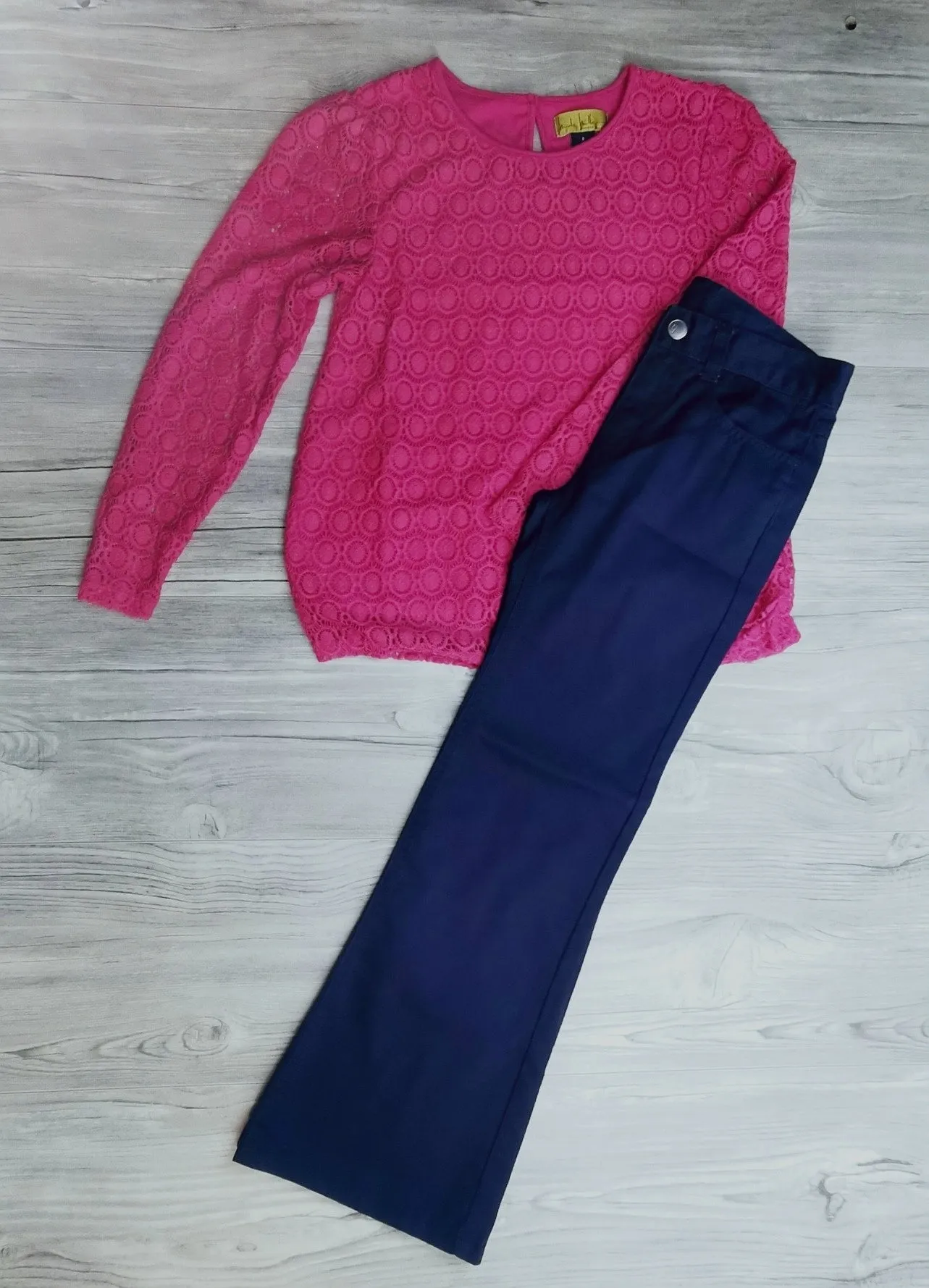 GIRL SIZE 8 YEARS - NICOLE MILLER / GYMBOREE, 2 Piece Mix N Match Outfit NWOT / EUC B20