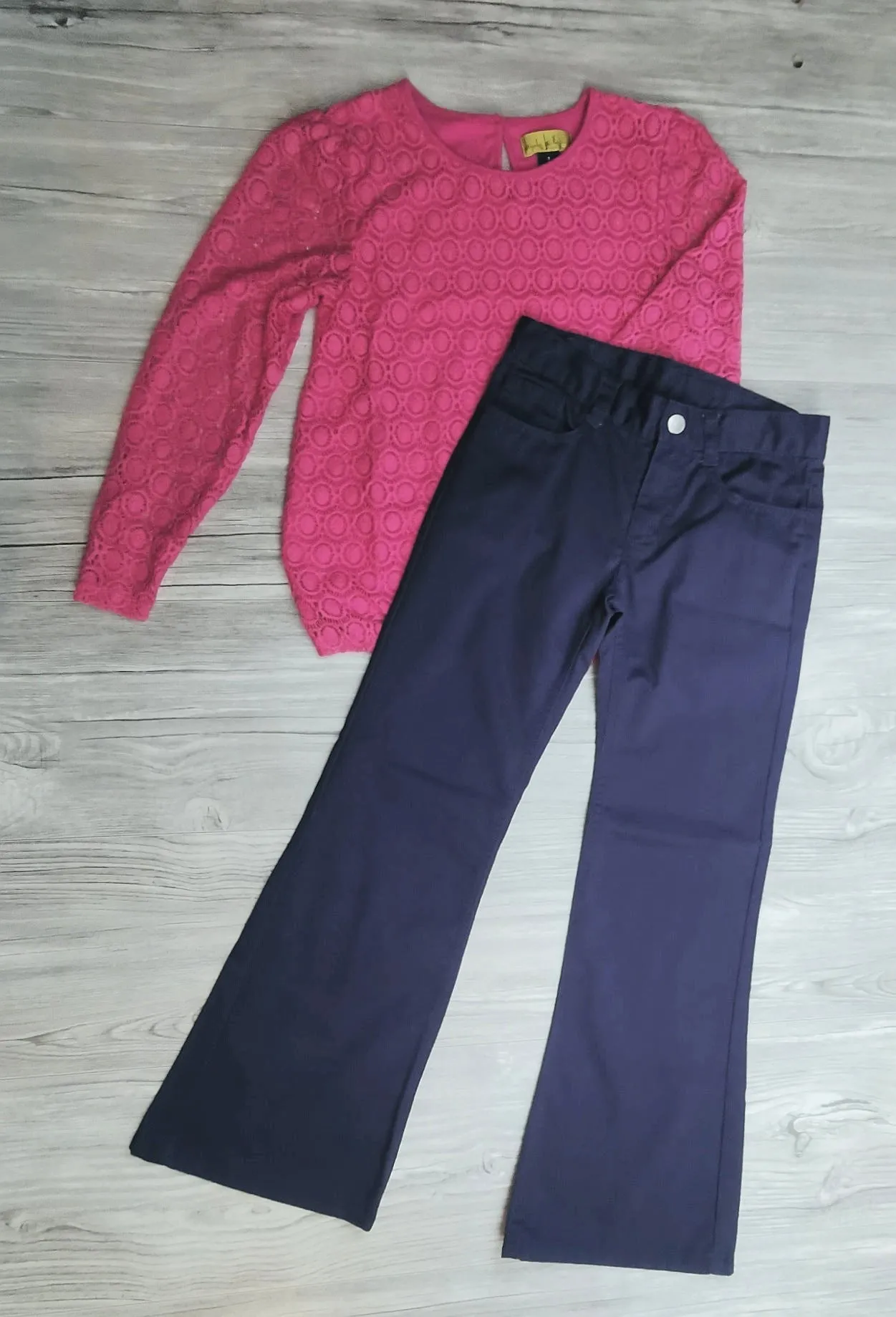 GIRL SIZE 8 YEARS - NICOLE MILLER / GYMBOREE, 2 Piece Mix N Match Outfit NWOT / EUC B20
