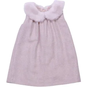 Girls Pink Sleeveless Dress