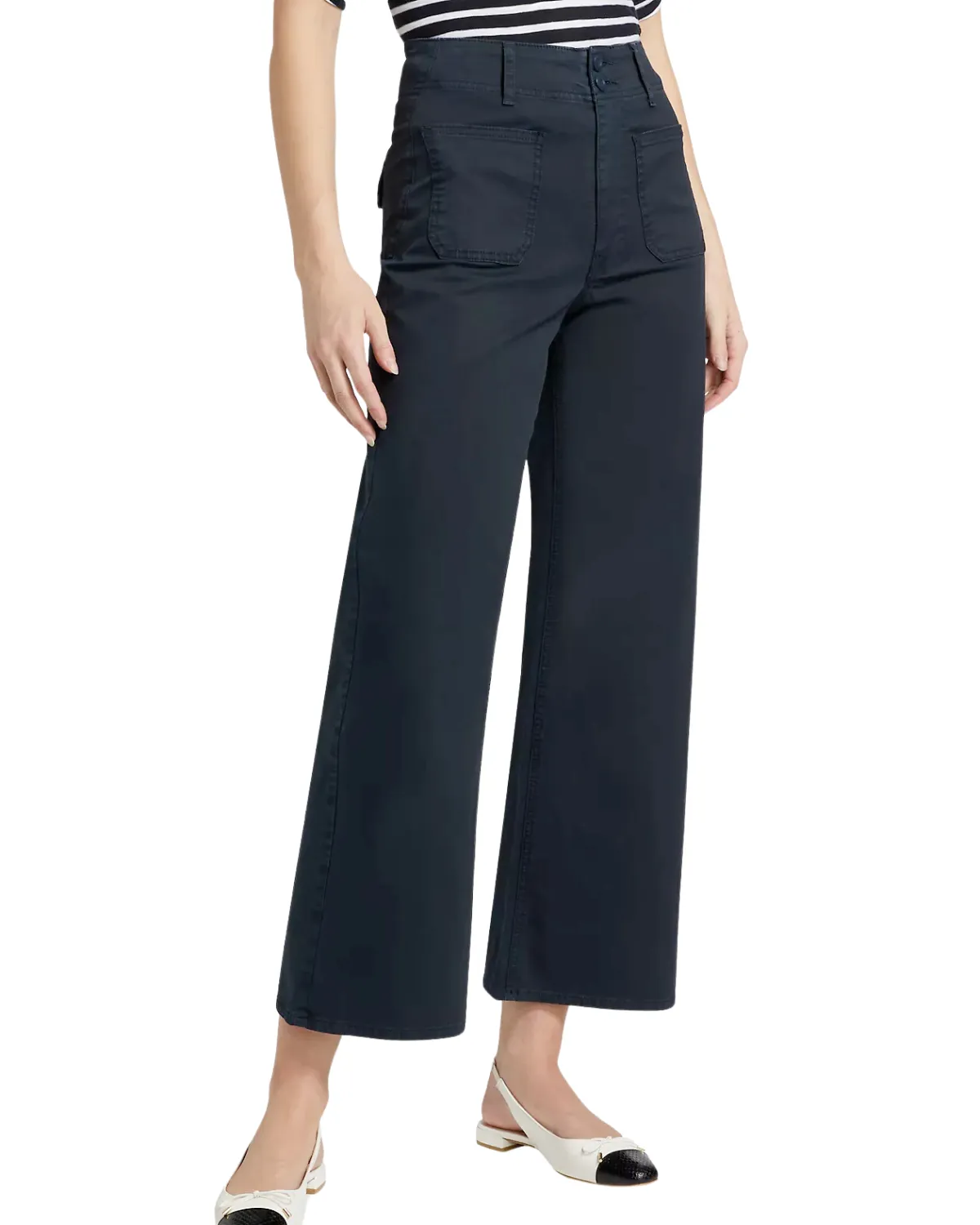 Grant Cropped High Rise (Navy)