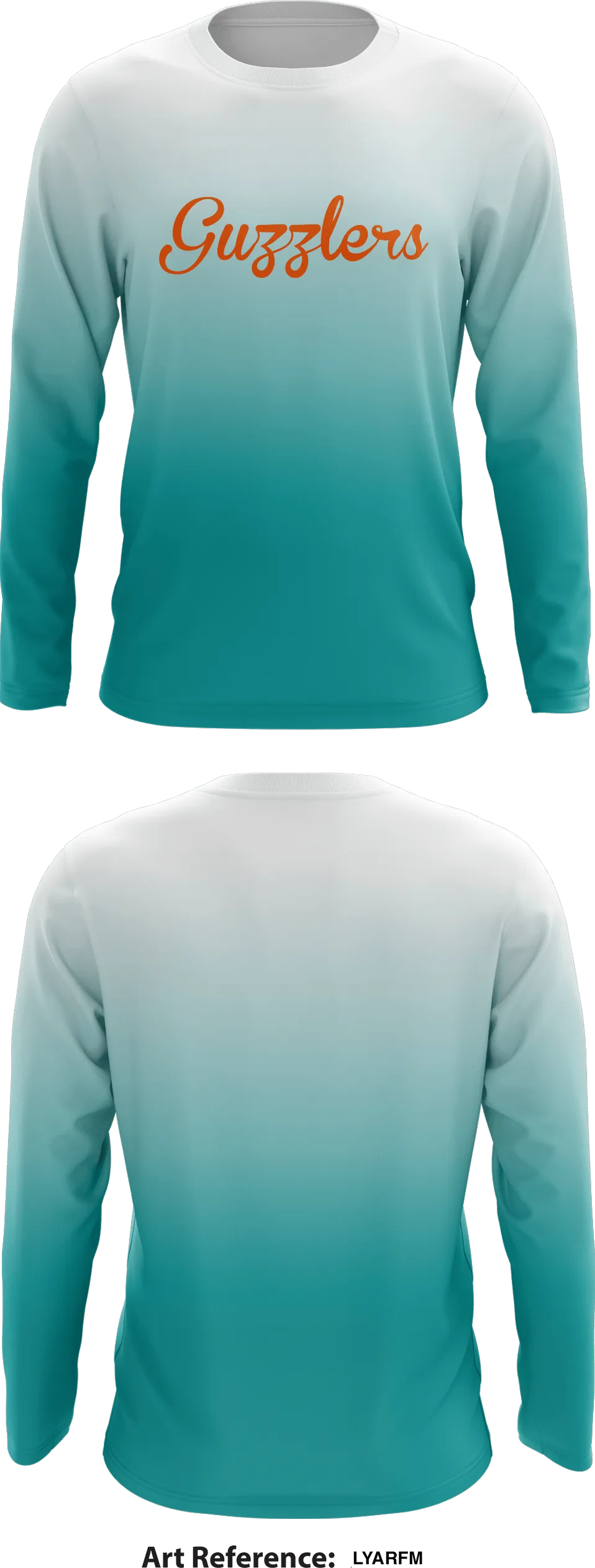 Guzzlers Store 1 Core Men's LS Performance Tee - LyarFm