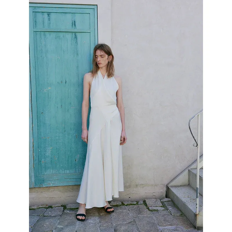 Halter Neck Wrap Dress