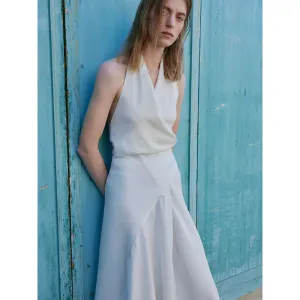 Halter Neck Wrap Dress