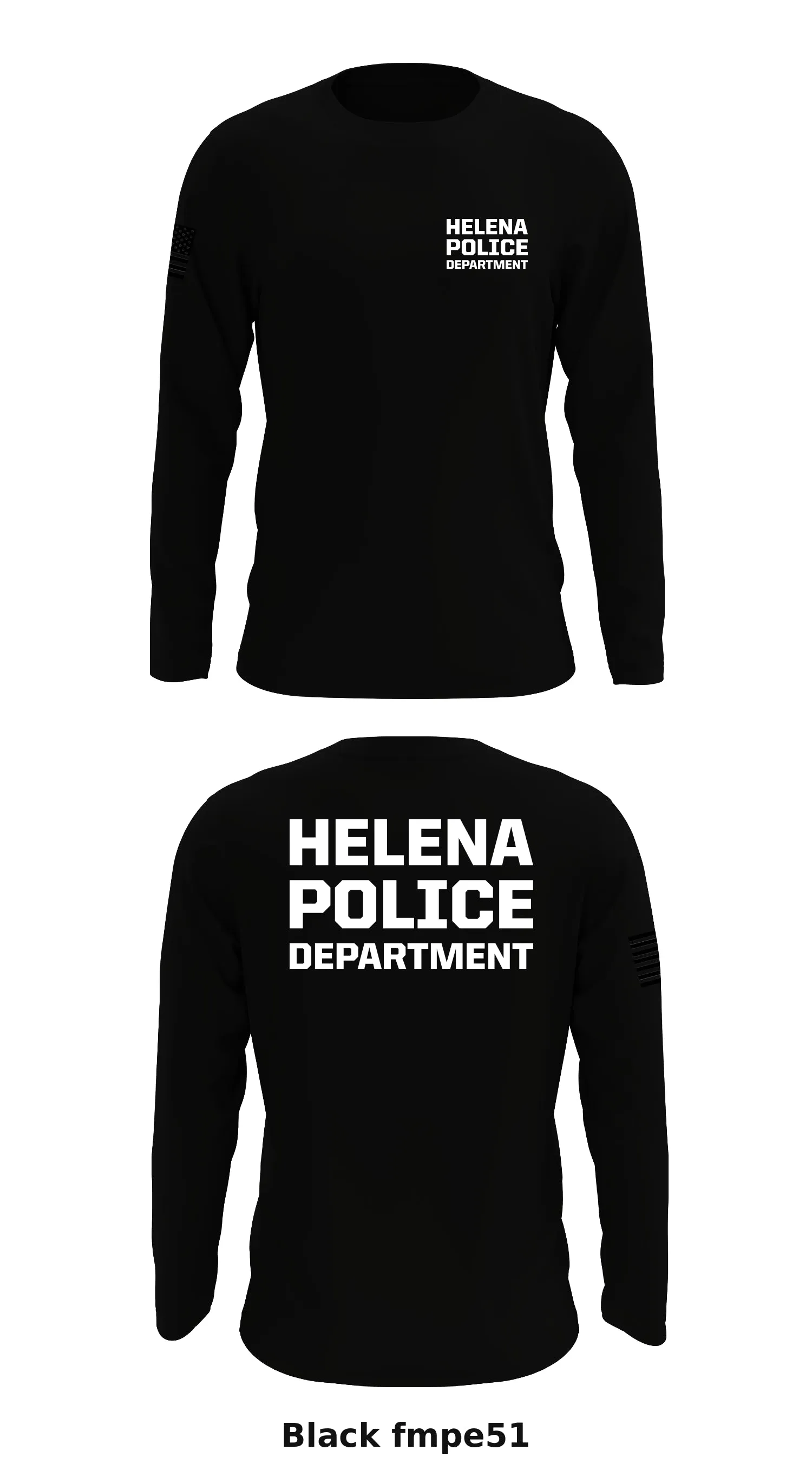 Helena PD Store 1 Core Men's LS Performance Tee - fmpe51