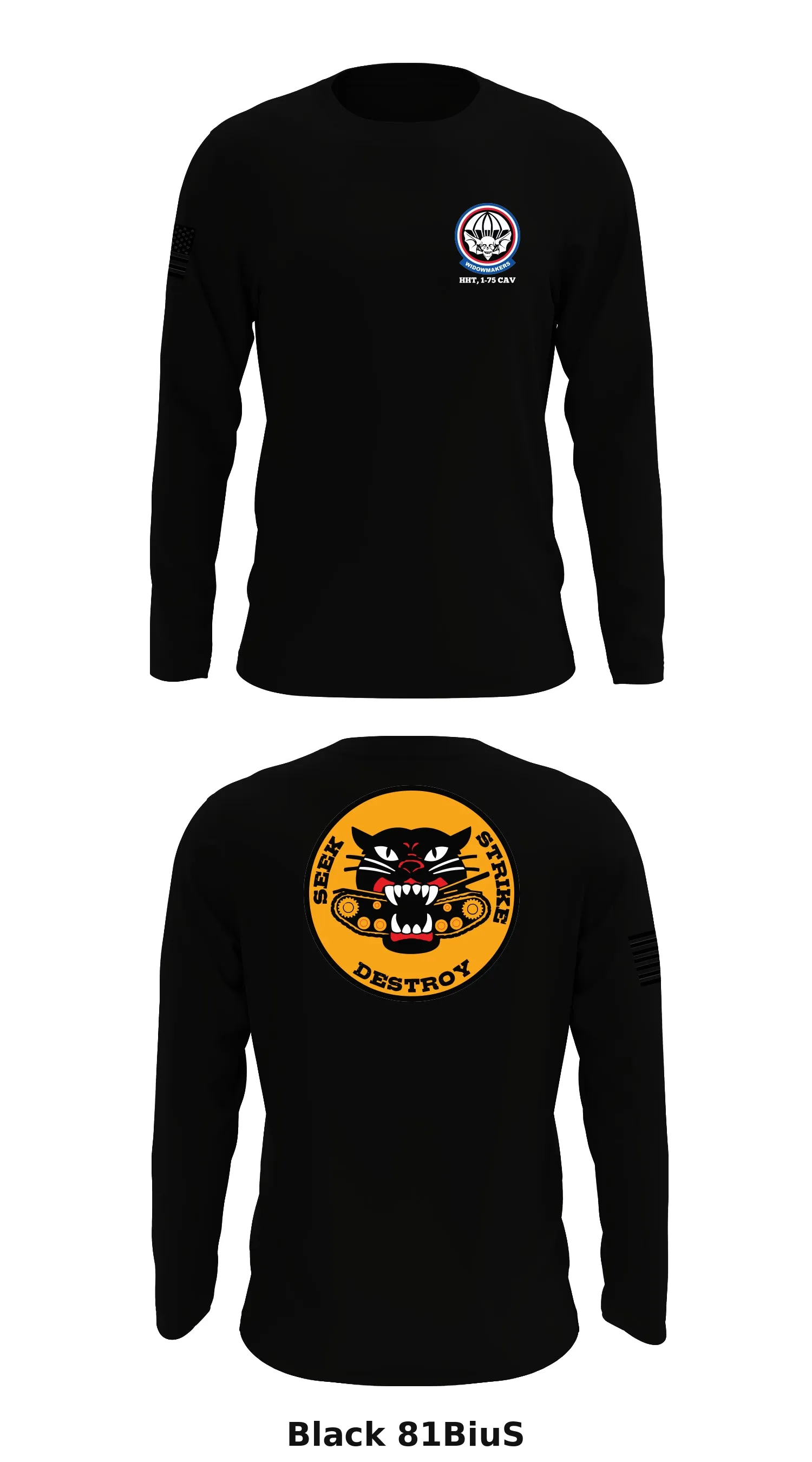 HHT, 1-75 CAV  Store 1 Core Men's LS Performance Tee - 81BiuS