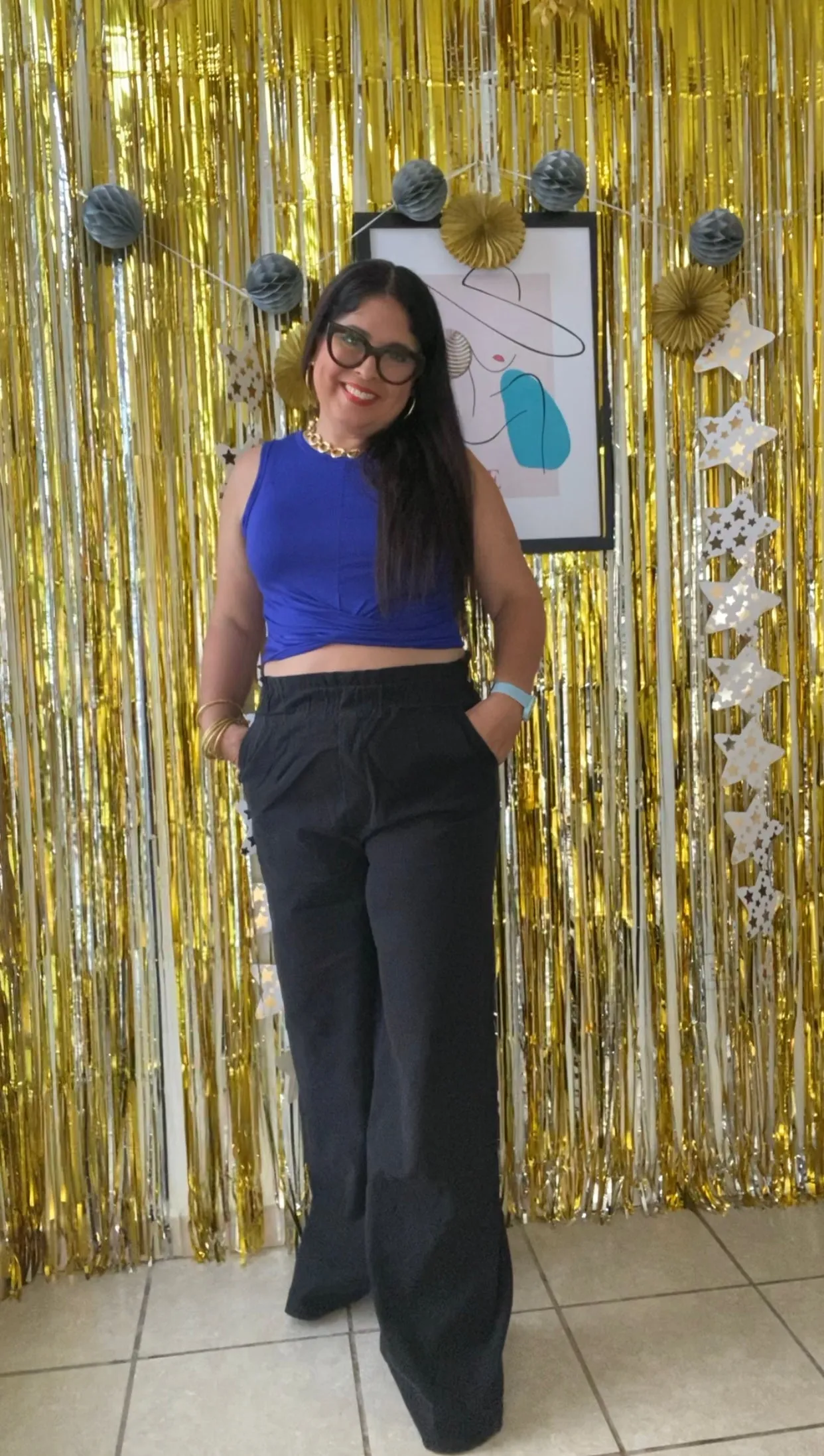High Waist Paperbag Pants