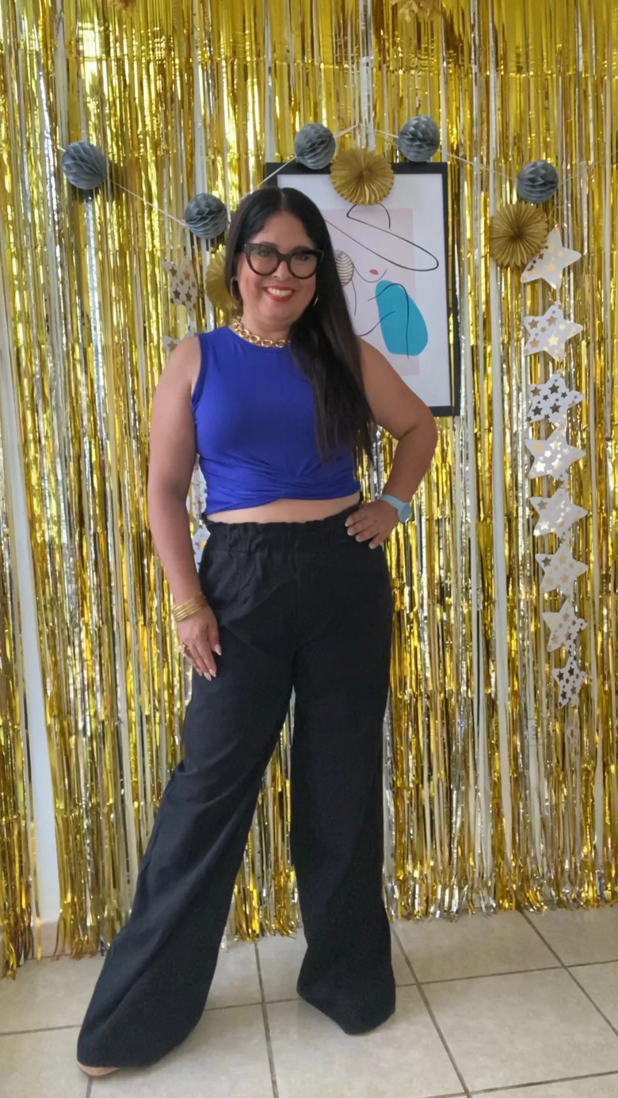 High Waist Paperbag Pants