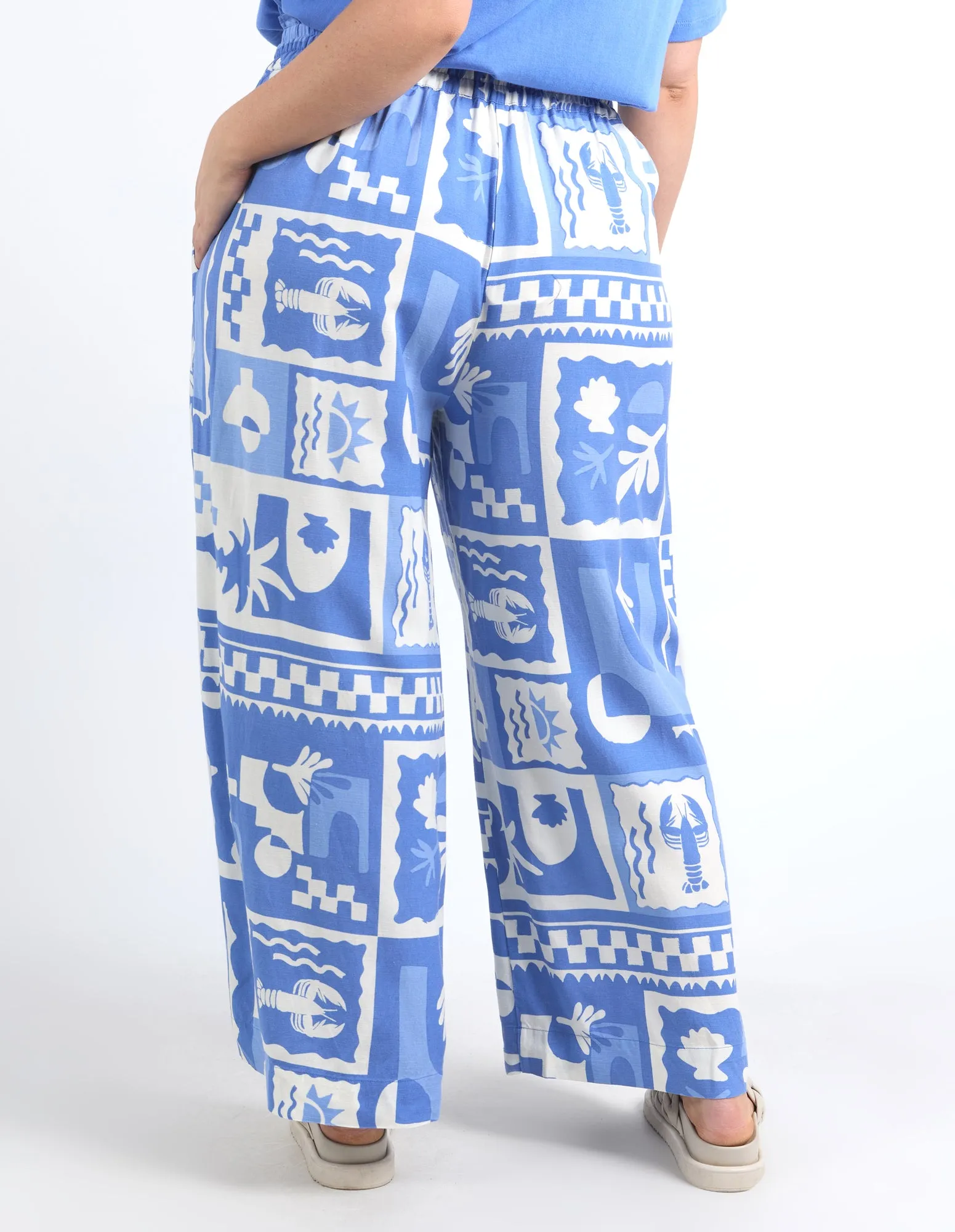 HOLIDAY SUN PANT || CERULEAN BLUE