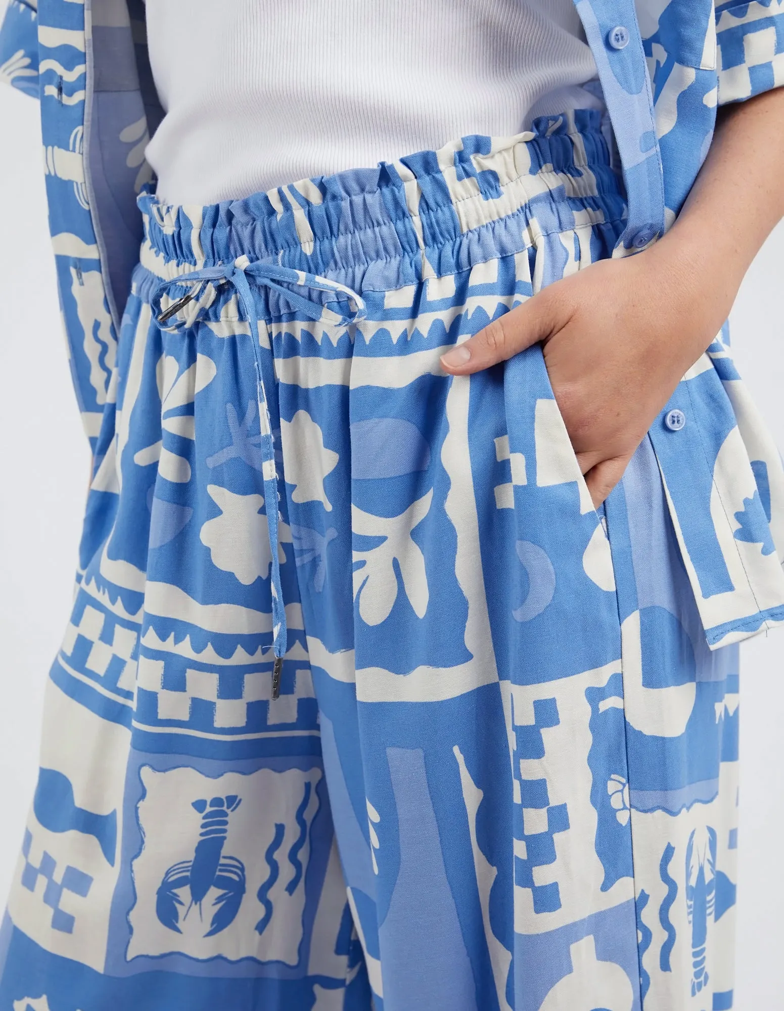 HOLIDAY SUN PANT || CERULEAN BLUE
