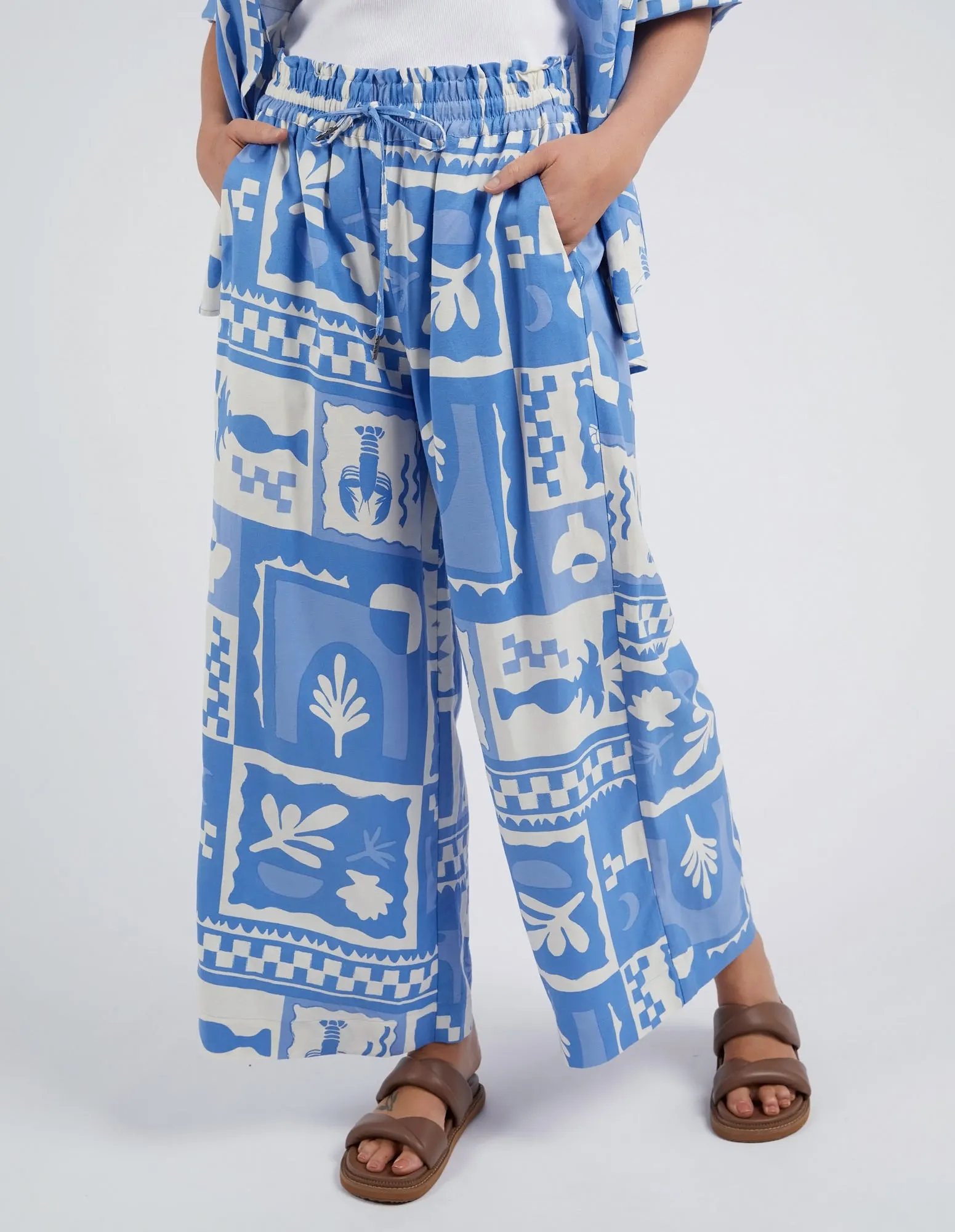 HOLIDAY SUN PANT || CERULEAN BLUE