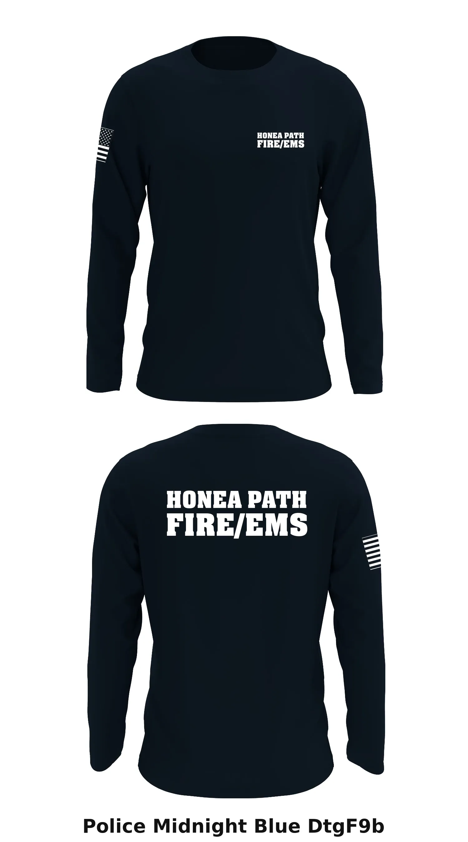 Honea Path Fire/EMS  Store 1 Core Men's LS Performance Tee - DtgF9b