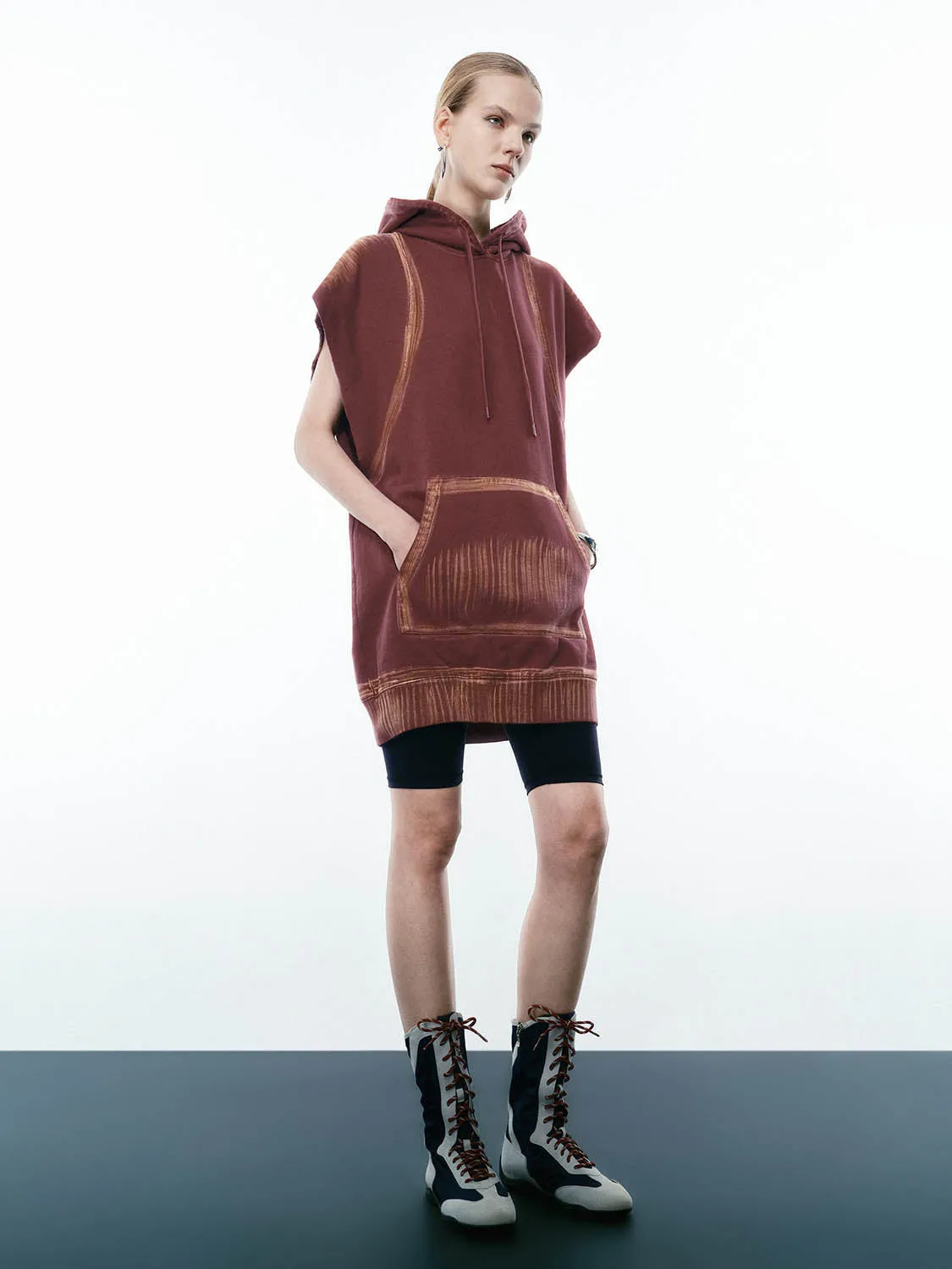 Hoodie Sleeveless Dresses