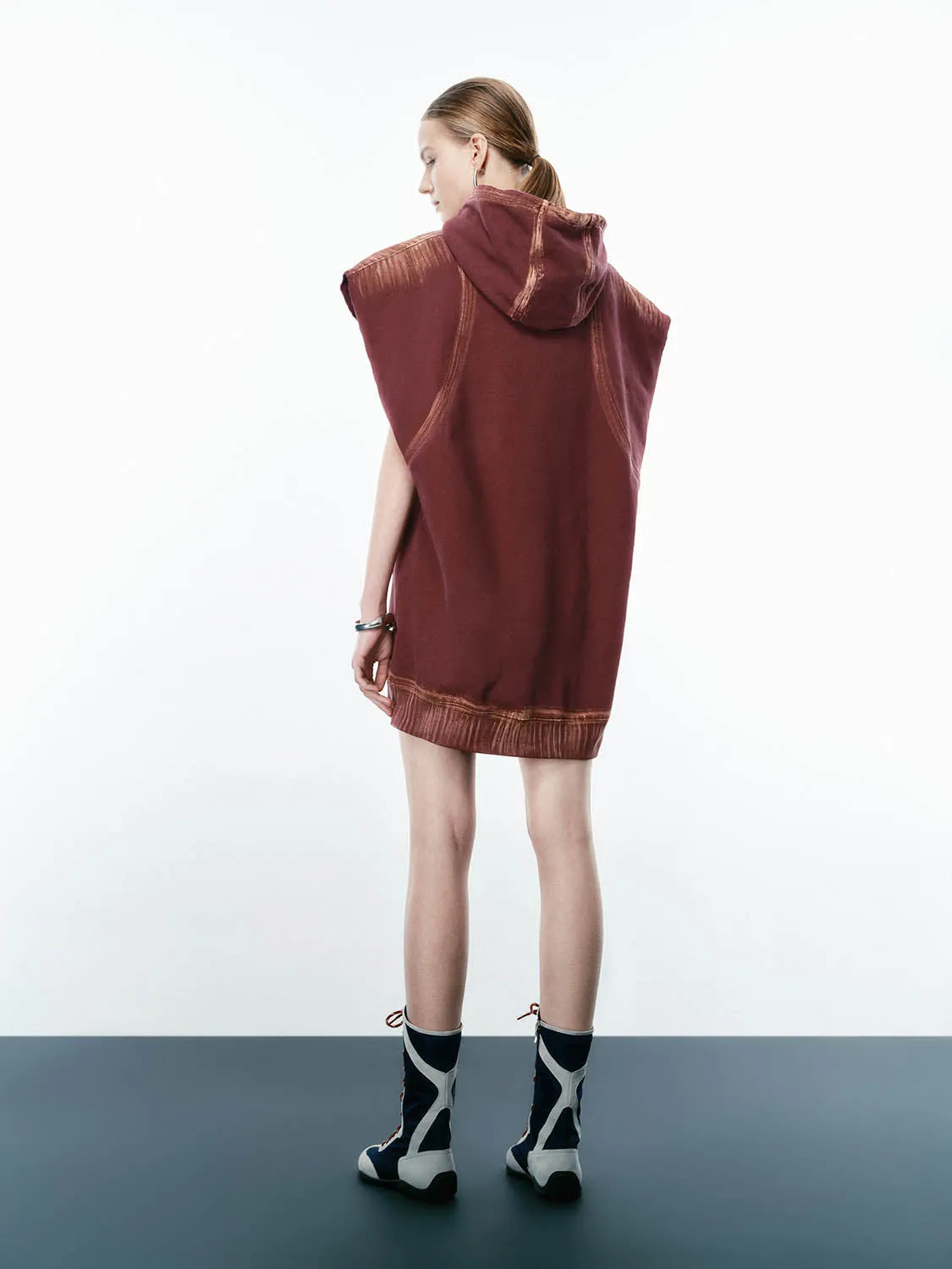 Hoodie Sleeveless Dresses