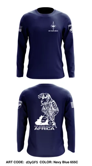 HQ (-) 411th Civil Affairs Battalion Core Men's LS Performance Tee - d3yGF5