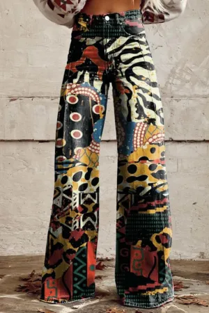 Iris | Retro Wide-Leg Trousers