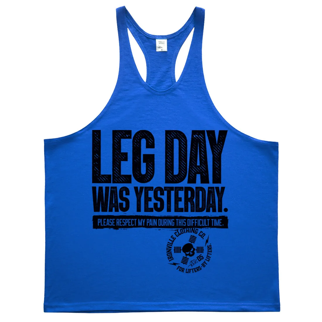 Ironville LEG DAY Stringer Tank Top