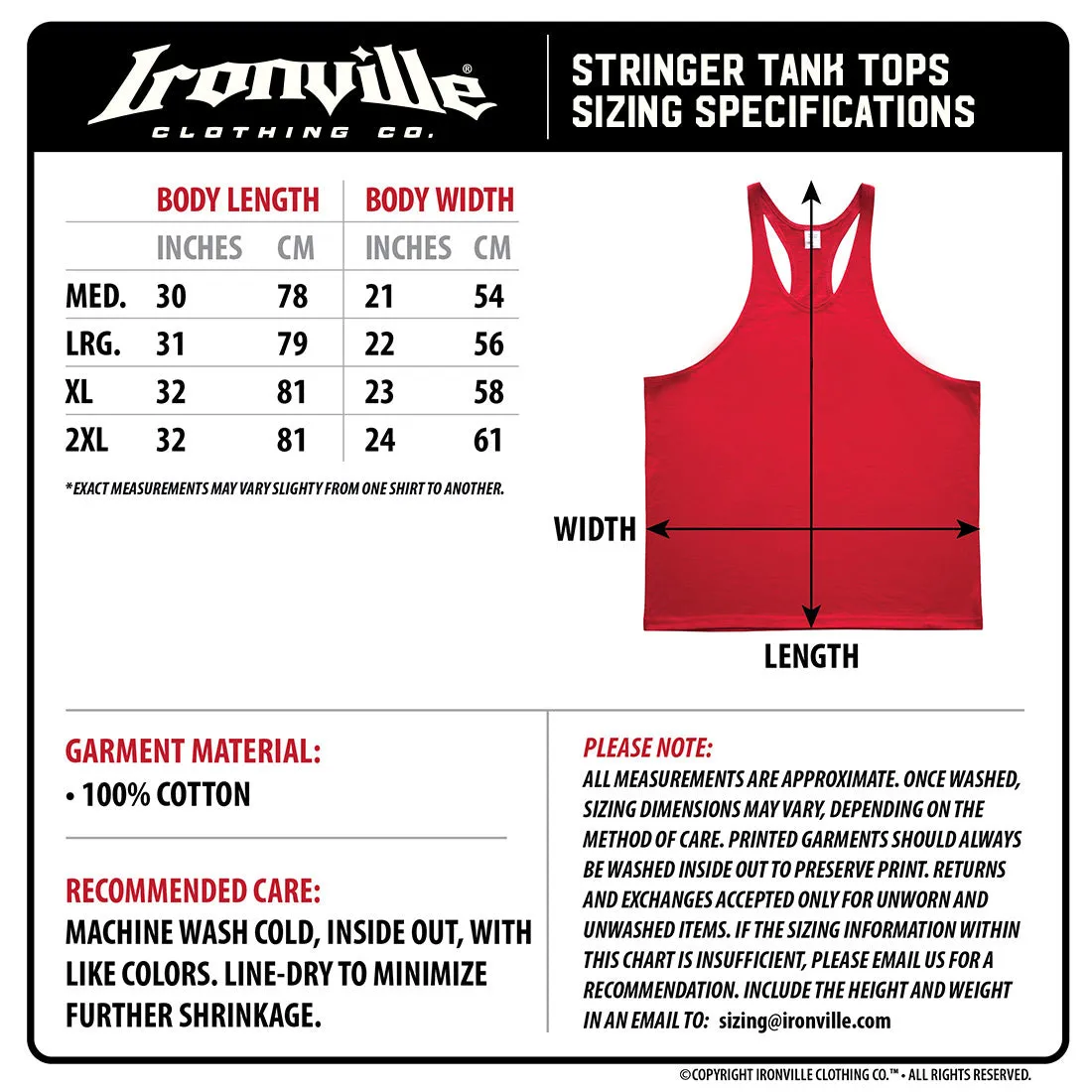Ironville LEG DAY Stringer Tank Top