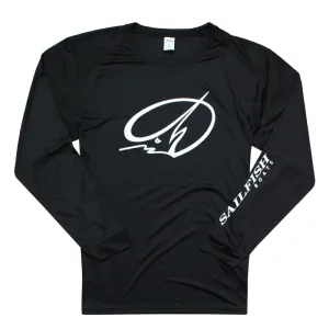 Island LS Performance Tee - Black