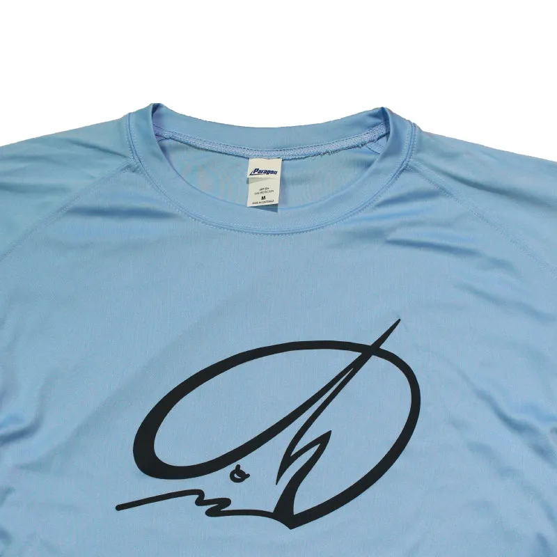 Island LS Performance Tee - Blue Mist