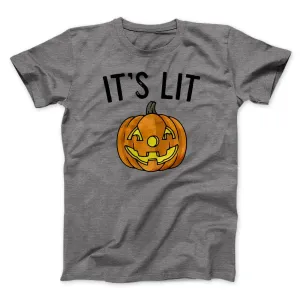 It's Lit Jack-O-Lantern Men/Unisex T-Shirt