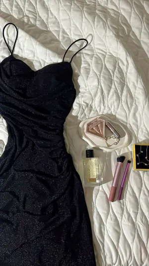 JazzHer Sexy Sheath Straps Navy Blue Sequin Prom Dress Long Prom Dresses Party Dress (PRE-ORDER)
