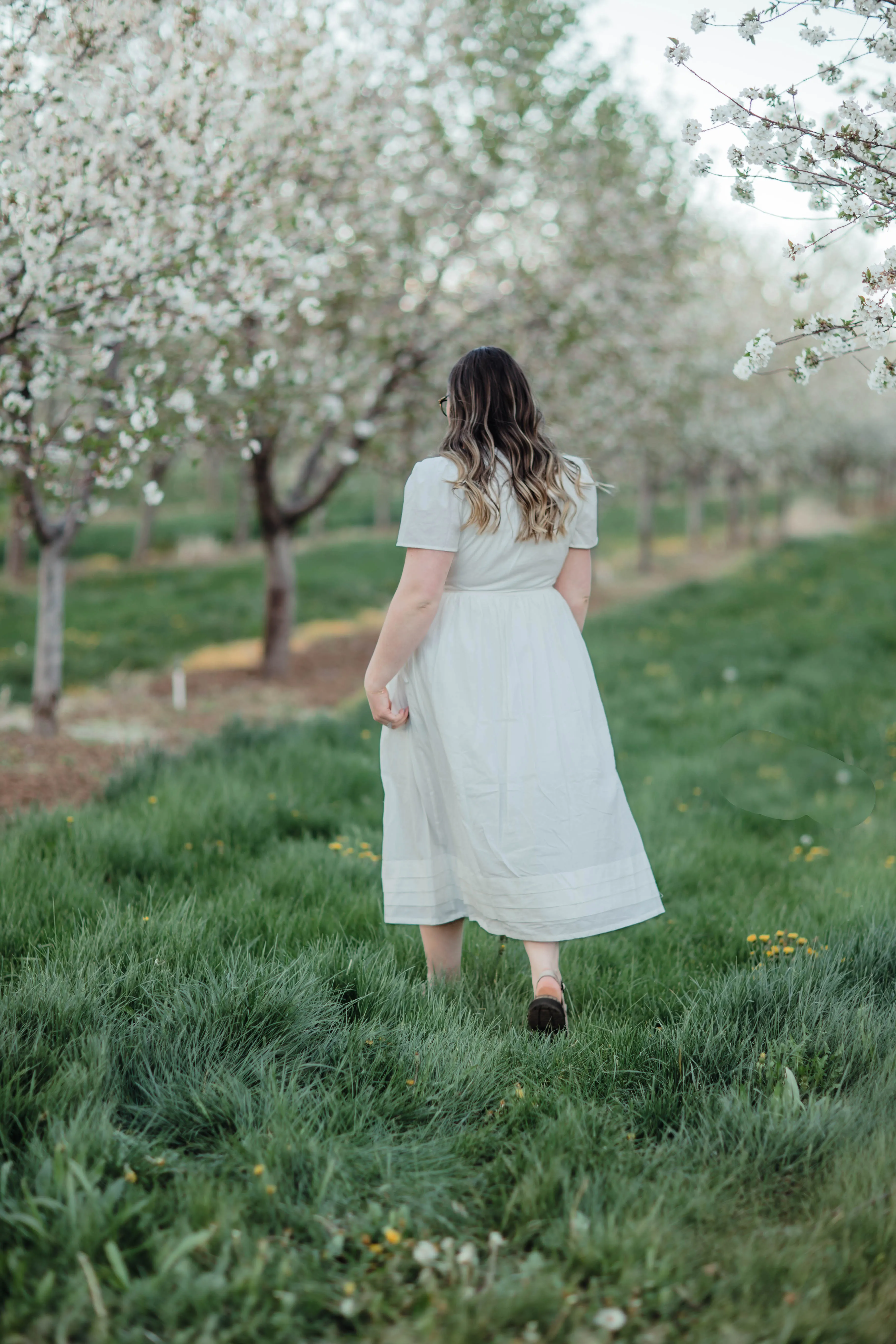 Joan Wrap Dress--White
