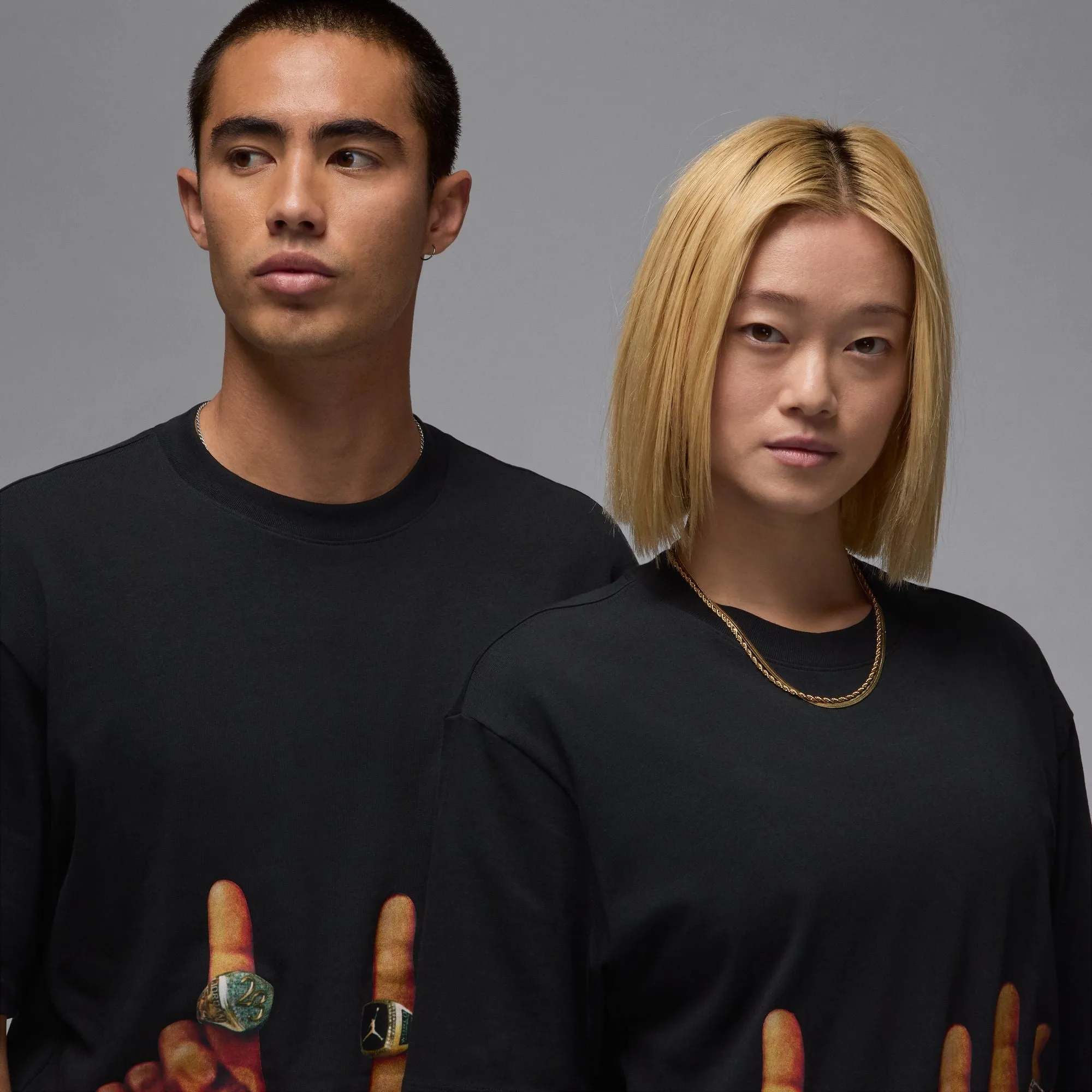 Jordan Flight MVP Rings T-Shirt ‘Black/Sail'